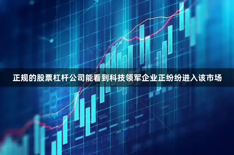 正规的股票杠杆公司能看到科技领军企业正纷纷进入该市场