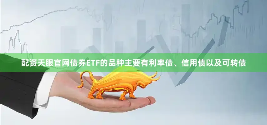 配资天眼官网债券ETF的品种主要有利率债、信用债以及可转债
