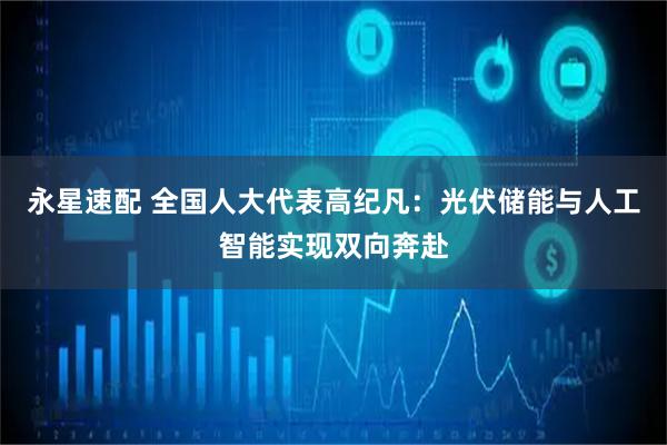 永星速配 全国人大代表高纪凡：光伏储能与人工智能实现双向奔赴