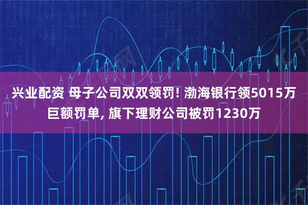 兴业配资 母子公司双双领罚! 渤海银行领5015万巨额罚单, 旗下理财公司被罚1230万